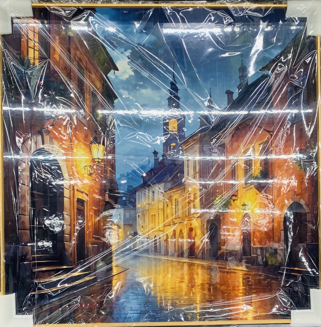 Tempered glass oil paint (80*80)